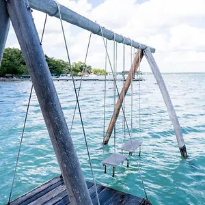 Private Bungalow @ 7 Colors Lagoon Apartment Bacalar